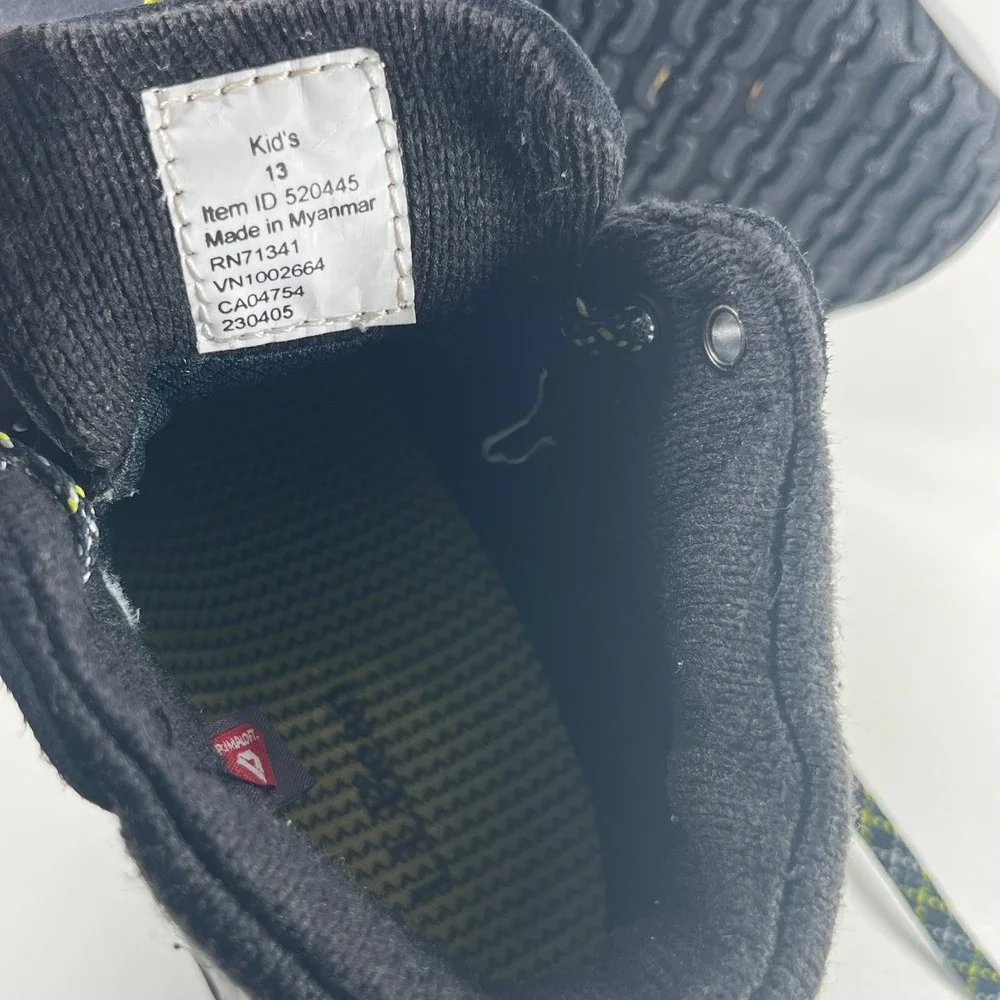 L.L. Bean‎ Trail Model Hikers Boots Kids Size 13 Black Tek 2.5 Outdoor Lace Up